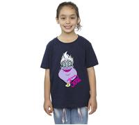 Villains Ursula Unfortunate Soul Cotton T-Shirt Disney Navy 12-13 Years