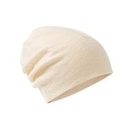 Villand 100% Merino Wool Beanie Hat for Women and Men with Gift Bag, Double-Layered Ski Cap, Knitted Wool Hat for Winter (Off White)