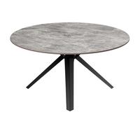 villanova sintered ceramic coffee table in gloss grey
