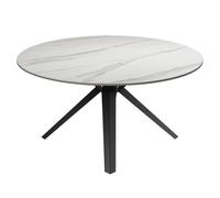 villanova sintered ceramic coffee table in gloss white