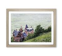 Villas At Trouville By Gustave Caillebotte Classic Painting Framed Print | A3 Oak Framed Wall Art | Ready to Hang | Classic Historical Picture | Living Room Bedroom Lounge Office
