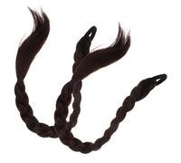 VILLCASE 1 Pair Braided Ponytail Extension for Women, Synthetic Hairpiece with Realistic Texture, High Temperature Fiber Material, Stylish Braided Design, for Casual Outings and Formal