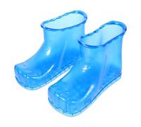 VILLCASE 1 Pair Foot Bath Shoes for Adults with 18cm High Pvc Design Comfortable and Easy to Use Foot Soak Shoes for Indoor and Outdoor Size within 45