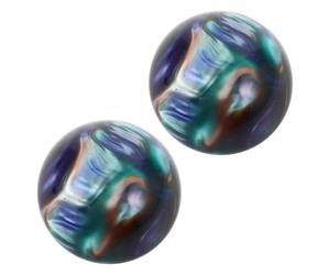 VILLCASE 1 Pair Resin Baoding Hand Exercise Balls for Seniors 50mm Classic Hand Therapy Balls for Home Fitness and Stress Relief with Improved Coordination and Sturdy Design
