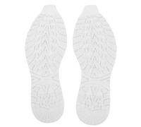 VILLCASE 1 Pair White Large Shoe Sole Replacement Patch for Sneakers and Boots, Anti-Slip Rubber Heel Repair Pads Cut-to-Size Design, Suitable for UK Size 7-10, Quiet Non-Slip Shoe Heel