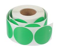 VILLCASE 1 Roll Blank Shipping Labels Round Labels 3.5 X 3.5 Inch Water Resistant Organizing Express Office Use