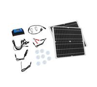 VILLCASE 1 Set Solar Panel Kit Durable Outdoor Solar Charging Device Easy to Install for Camping Hiking High Conversion Efficiency Photovoltaic System Components