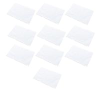 VILLCASE 10 Pcs PVC Zipper Binder Pockets for Cards Holders and Receipt Storage, Portable A5 A6 B5 Loose-Leaf Bags with Smooth Surface, for Office and Study Organising