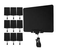 VILLCASE 10 Sets A5 Double-Sided Mini Chalkboard Price Tags with 11Cm Rotatable Clip, Erasable Writable Plastic Sign Holder for Retail Stores, Buffet Food Labels, Vendor Booth Displays