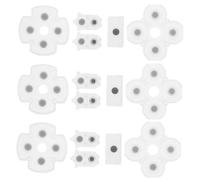 VILLCASE 10 Sets Conductive Silicone Button Pad Kit for Controllers Enhance Gaming Sensitivity Easy Installation Durable Repair Parts for Responsive Game Performance
