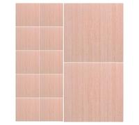 VILLCASE 100 Sheets Wood Grain Sticky Memo Pads with Strong Adhesive and Easy to Remove Paper Notes for Office and Outdoor Use, Unique Design Enhancing Aesthetic Appeal