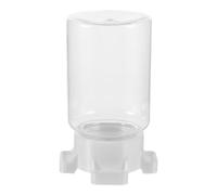 VILLCASE 100ml Reptile Food Feeding Cups Jumping Spider Feeder Jumping Spider Accessories White Pp Material Fourport Design Spill Prevention Stable Base Small Animal Enclosure Accessories