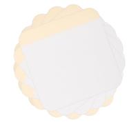 VILLCASE 100Pcs Breathable Non-Woven Fabric Blank 6X6Cm Square Adhesive Medical Stickers for Three-Volt Plasters and Acupoint Therapy Use