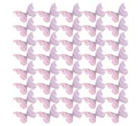 VILLCASE 100pcs Butterfly Wing Hair Accessory Double Layer Tulle Butterfly Clips for Cosplay Decorative Barrettes Headwear for Teens Women Per Pack