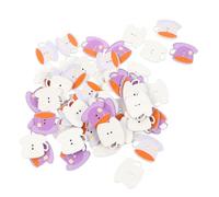 VILLCASE 100pcs Coffee Cup Buttons Wood Buttons Sewing Accessories for Sewing Creative Design Practical Fasteners Great Decoration Lightweight Unique Shape