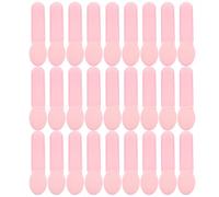 VILLCASE 100pcs Eyeshadow Brush Set with Soft Sponge Applicators, Convenient Plastic Handle Makeup Brushes for Women and Teens, for Daily Use and Travel Makeup Tools