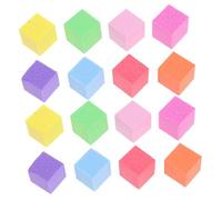 VILLCASE 100pcs Foam Counting Blocks Multifunctional Educational Number Cubes for Kids Soft Geometric Building Toys for Early Learning and Math Skills Development