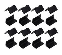 VILLCASE 100pcs Load Securing Edge Protectors, Black Plastic Edge Protector for Cargo Loads, L-Shaped, for Box Packaging, Prevents Damage, Easy Storage