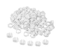 VILLCASE 100pcs Pigeon Leg Rings for Bird Pigeons Numbered Bird Foot Rings Private Markers for Identification Identification