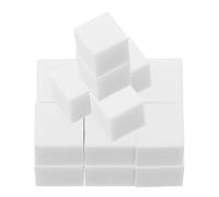 VILLCASE 100pcs Shading Sponges Sponge Block Small White Simple Sleek Seamless Blending Leave No Residue Nail Art Tools for Traveling