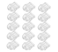VILLCASE 100pcs USB C Dust Plugs Transparent PVC Anti-dust Charging Port Protectors for Type-c Devices Laptops Tablets Mobile Phone Port Covers with Liquid Barrier and Easy Installation