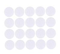 VILLCASE 100pcs White 10x1mm Round Cotton Filter Pads Replacement for Facial Vacuum Beauty Device, 2 Packs Cotton Filter Core Pads for Skincare Accessories