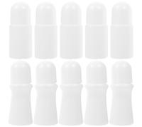 VILLCASE 10pcs 50ml Pe Perfume Roll-on Bottles Refillable Essential Oils Roller Bottles Lightweight and Portable for Travel and Daily Life