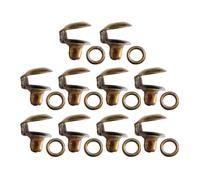 VILLCASE 10pcs Boots Shoe Buckles Climbing Shoes Rivets Metal Strong Easy to Install Lightweight Classic Design for Fishing and Boot Repair Supplies