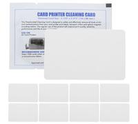 VILLCASE 10pcs Card Reader Cleaning Cards, Dual Side Pos Terminal Cleaning Scanner Cleaning Sheets for Printer Optical Credit Machines