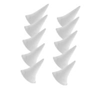 VILLCASE 10pcs Ceramic Kiln Support Pins High Temperature Resistant Refractory Nails for Pottery and Polymer Crafts with Cone Design for Even Heat Distribution and Corrosion Resistance