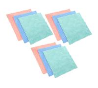 VILLCASE 10pcs Face Makeup Remover Cloths Soft Makeup Remover Cloths Elegant Polyester Fiber Washcloths Machine Washable for Women and Ladies Home Face Washing Use Color Assorted style