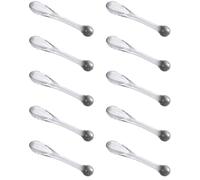 VILLCASE 10pcs Facial Cream Scoop Makeup Spatula Plastic Lightweight Abs Not Easy to Break for Applying Creams and Facial Masks