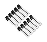 VILLCASE 10pcs Glass Perfume Sample Vials Small Mini Empty Bottles for Aromatherapy Essential Oil Sample Dropper Bottles Perfume Vials