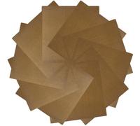 VILLCASE 10pcs Insulated Perm Stick Heat Shield for Straightener Sticker Fabric Curling Iron Sticker Use During Hair Straightening Treatment