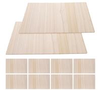 VILLCASE 10pcs Paulownia Taekwondo Breaking Boards for Practicing Punching and Performing Martial Arts Training Accessories in Khaki Colour