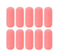 VILLCASE 10pcs Pink Mini Lip Balm Empty Containers Compact Lipstick Tubes Storage Case for Travel and Purse, Pp Material with Stylish and Minimalist Design