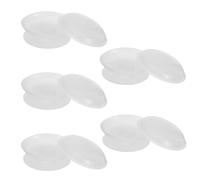 VILLCASE 10pcs Plastic Cord Spool Holders 2" Diameter Braided Rope Winding Tool White Medium Thread Bobbin Organizer for Sewing, Embroidery and Craft Line Management