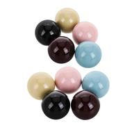 VILLCASE 10pcs Plastic Perfume Bottle Caps with 15 Teeth, round Ball Shape, Compact and Upgrading Spray Bottle Topper Covers for Travel Use, Modern Stylish Design Fits 17.2mm Nozzle