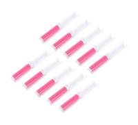 VILLCASE 10pcs Portable Lint Roller Folding Lint Cleaner Plastic Mini Hair Removal Device Flexible Use No Traces on Cleaning for Household Random Color