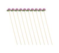 VILLCASE 10pcs Rattan Reed Diffuser Sticks with Flower Design, Aromatherapy Vine Sticks for Essential Oil Diffuser Bottle, Refresh Air and Distribute Smell, for DIY and Living Room