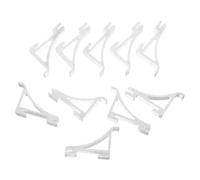 VILLCASE 10pcs Refrigerator Shelf Support Clips Fridge Accessories Freezer Shelf Hooks for RV Fridge and Cabinet Providing Additional Storage Space