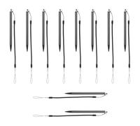 VILLCASE 10pcs Resistive Stylus Pens with Spring Rope, Universal Touchscreen Stylus for Tablet and Phone, High Sensitivity Digital Screen Touch Pen, Anti-lost Design for Mobile Devices