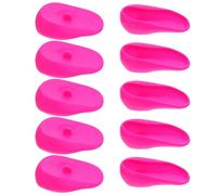 VILLCASE 10pcs Silicone Ear Caps Waterproof Ear Covers for Hair Dyeing with Comfortable Fit and Easy to Clean Design, for Hair Dyeing and Beauty Routine Protection