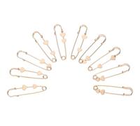 VILLCASE 10pcs Sweater Shawl Clips Women Clothes Brooches Delicate Design Alloy Lightweight Firm Fixation Fashion Sense for Scarves Clothes Other Occasions