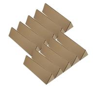 VILLCASE 10pcs Triangle Mailing Tube Boxes Kraft Paper Shipping Storage for Posters Drawings Documents Lightweight Easy Assembly for Artists Students