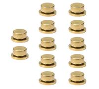 VILLCASE 10pcs Turntable Bearing Nail Rotation High-speed Rotation Attractive Function Creativity Copper Golden for Nail DIY Decor