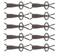 VILLCASE 10pcs Versatile Magnetic Manicure Tool with Unique Rabbit Design, Zinc Alloy Material, Heart-shaped and Y-shaped Cat Eye Magnets for Creating 3d Gel Polish Effects in DIY Nail Art