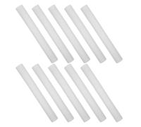 VILLCASE 10pcs White Foam Cylinder Rods for Flower Arrangements, Lightweight and Cuttable Epe Pearl Cotton Tubes, 40cm Craft Foam Sticks for DIY Floral Bouquet Projects