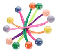 VILLCASE 12pcs Ball Hair Ties Hair Styling Accessories Double Ball Shape Acrylic Material Practical Hold Fashionable Pretty Versatile for Teens and Adults Daily Use