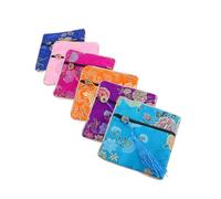 VILLCASE 12pcs Chinese Purse Set for Women with Large Capacity Cotton Material, Convenient to Carry Jewelry Purse in Chinese Style, Gift for Female Birthdays and Special
